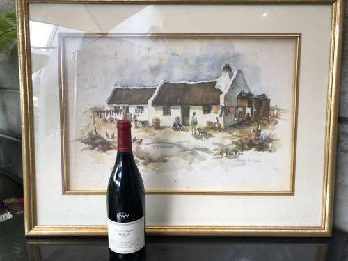 WOW !! SA ARTIST NOREEN McLEOD SIGNED AND NUMBERED LITHOGRAPH - FRAMED