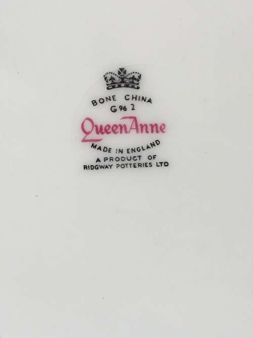 Ultra RARE Lot c1950s Queen Anne Bone China England by Ridgway Potteries PATT No 8158 24 Pieces