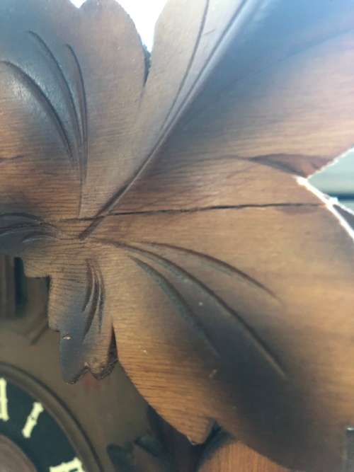 STUNNING LARGE HERBERT HERR CUCKOO CLOCK COMPLETE WITH WEIGHTS AND PENDULUM - NEEDS A SERVICE