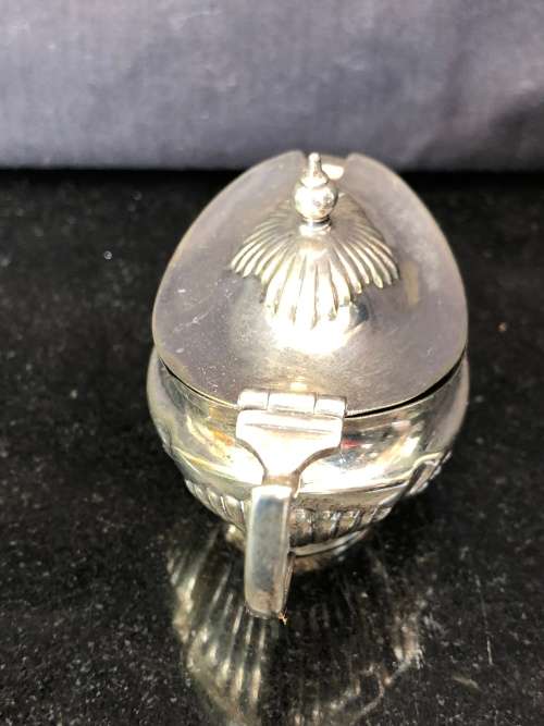 WOW !!! GORGEOUS EPNS ART DECO STYLE SILVERPLATE SALT CELLAR - MARKED EPNS
