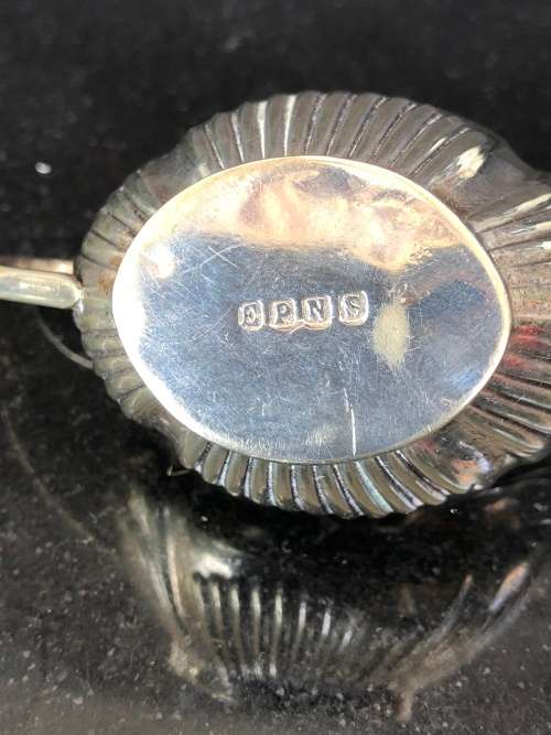 WOW !!! GORGEOUS EPNS ART DECO STYLE SILVERPLATE SALT CELLAR - MARKED EPNS