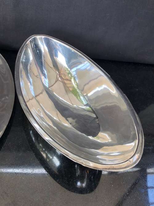 WOW !!! STUNNING SILVER PLATED LIDDED TWIN HANDLED SAUCE BOAT WITH THE INNER LINER