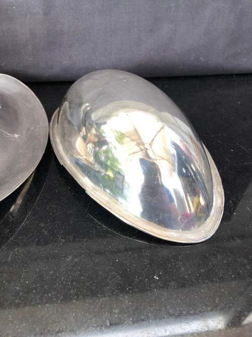 WOW !!! STUNNING SILVER PLATED LIDDED TWIN HANDLED SAUCE BOAT WITH THE INNER LINER