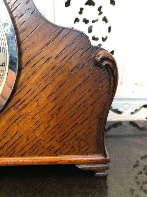 WOW !!! SIMPLY STUNNING MAHOGANY CASED IMPERIAL MANTLE CLOCK WORKING 100% MADE IN CROYDON ENGLAND