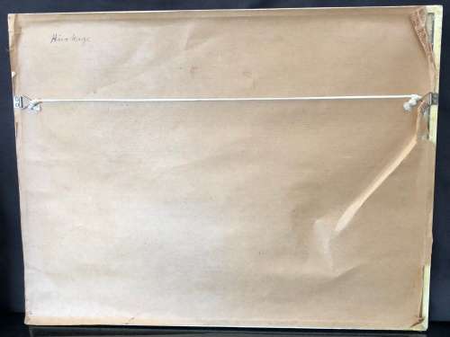INVESTMENT ART !!!! ORIHON JAPANESE BOOK PAGE FROM THE HANABUSA SCHOOL (1710 - 1720)