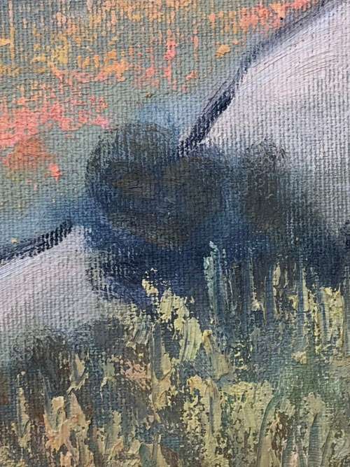 WOW !! DON BENZIEN SOUTH AFRICAN 20th CENTURY - SPECTACULAR OIL ON CANVAS - FRAMED AND SIGNED