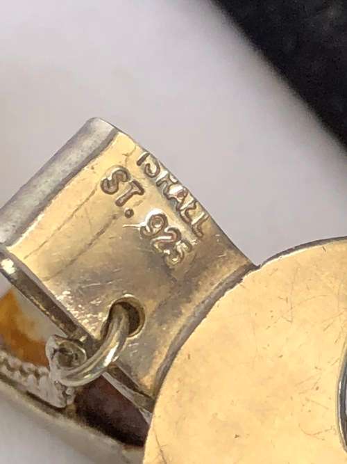 WOW !!! FANTASTIC BOXED SET OF ISRAELI STERLING SILVER COLLAR TIPS - CLEARLY MARKED