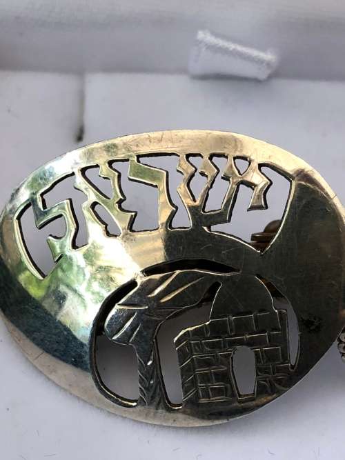 WOW !!! FANTASTIC BOXED SET OF ISRAELI STERLING SILVER COLLAR TIPS - CLEARLY MARKED