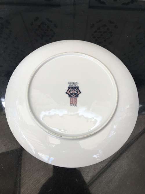 Beautiful Vintage Japanese Imperial Kyoto Imari Porcelain Spring Bird Song Large Display Plate. 26cm