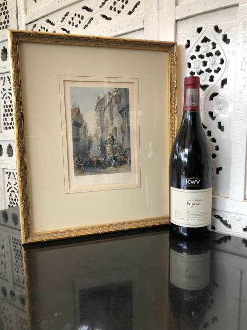 WOW !!! CERTIFIED ANTIQUE ENGRAVING BY FAMOUS BRITISH ARTIST THOMAS ALLOM (1804 - 1872) AND C COUSEN