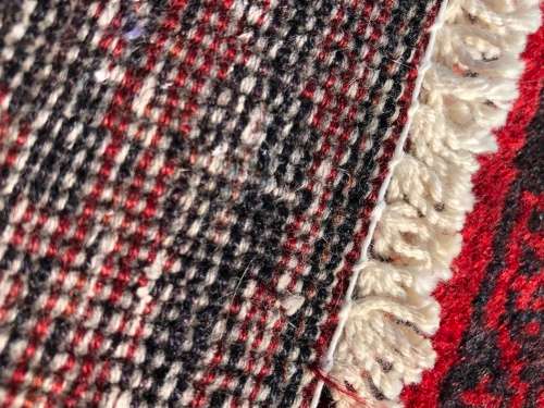 WOW !!! STUNNING PURE WOOL HAND KNOTTED BALOUCH PERSIAN CARPET 1750 X 850mm