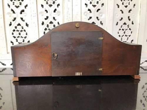 WOW !! STUNNING ART DECO HERMLE ShwebeAnker ORNATE MANTLE CLOCK IN 100% WORKING ORDER - KEY INCLUDED