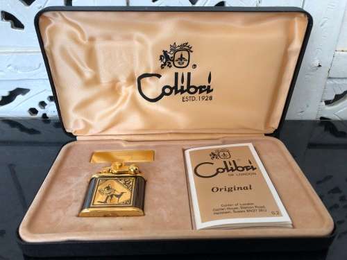 WOW !!! INCREDIBLE "CENTENARY YEAR OF COLIBRI'S FOUNDER" ORIGINAL COLIBRI LTD EDITION LIGHTER