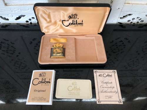 WOW !!! INCREDIBLE "CENTENARY YEAR OF COLIBRI'S FOUNDER" ORIGINAL COLIBRI LTD EDITION LIGHTER