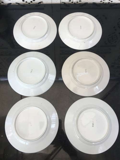 Lot Absolutely Stunning Antique Japanese Eggshell Kutani Hand Painted Porcelain Bird Plates signed
