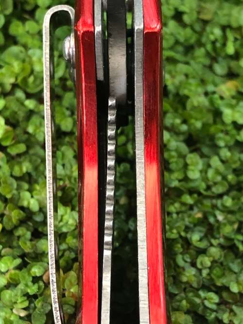 Fire Department Folding Rescue Knife With Glass Breaker and Safety Belt Cutter