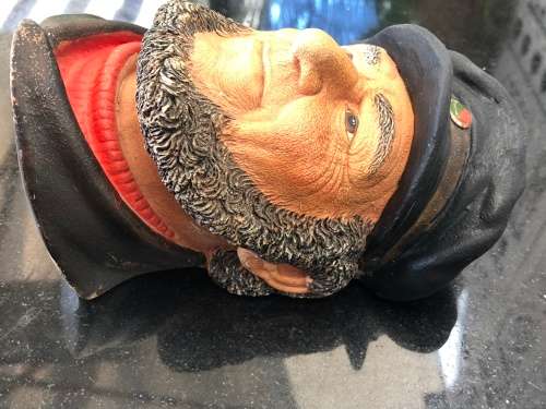 WOW !!! THE BOSUN - VINTAGE LEGEND PRODUCTS CHALKWARE 3D WALL HANGING FIGURINE SIGNED BY F. WRIGHT