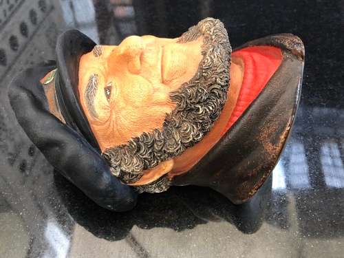 WOW !!! THE BOSUN - VINTAGE LEGEND PRODUCTS CHALKWARE 3D WALL HANGING FIGURINE SIGNED BY F. WRIGHT