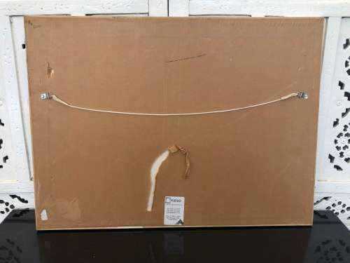 WOW !!! DOUGLAS TREASURE(1917-1995) SOUGHT AFTER SA ARTIST - ORIGINAL WATERCOLOR FRAMED BEHIND GLASS