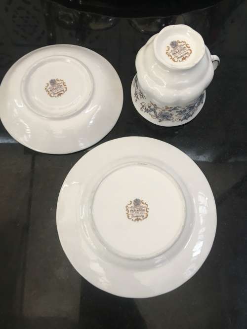 Stunning Vintage Paragon "Tuscany" Tea Trio, By Appointment to Her Majesty The Queen.
