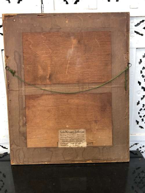 WOW !!! GEORGE BAXTER (1804 - 1867) 19th CENTURY COLOR PRINT TITLED "THE DAY BEFORE MARRIAGE"