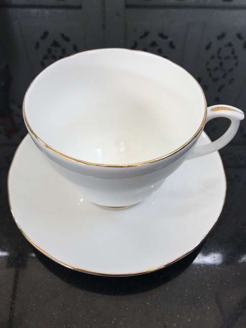 Vintage Duchess England Bone China Jumbo Tea Cup and Saucer. mint condition
