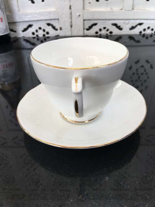 Vintage Duchess England Bone China Jumbo Tea Cup and Saucer. mint condition