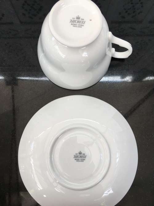 Vintage Duchess England Bone China Jumbo Tea Cup and Saucer. mint condition