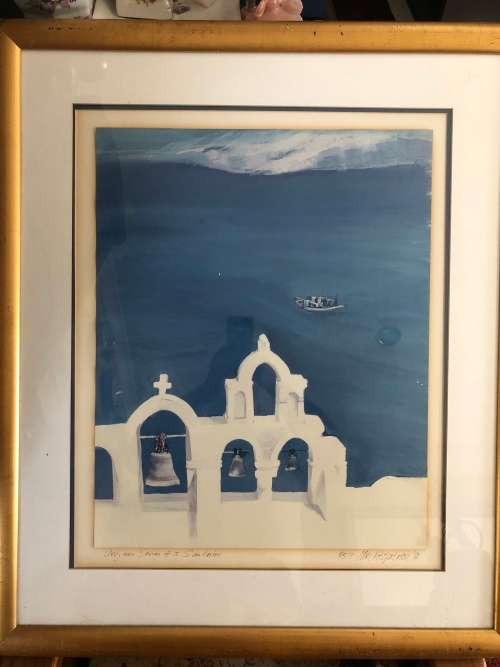 WOW !!! LARGE FRAMED MIKE FITZPATRICK SIGNED AND NUMBERED LIMITED EDITION PRINT