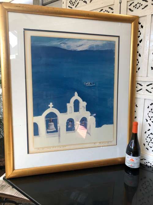 WOW !!! LARGE FRAMED MIKE FITZPATRICK SIGNED AND NUMBERED LIMITED EDITION PRINT