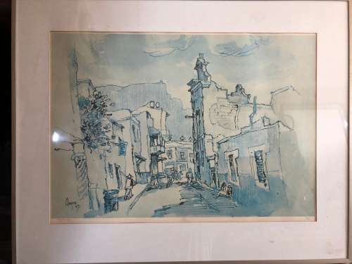 WOW !!! GREGOIRE BOONZAAIER FRAMED LIMITED EDITION PRINT SIGNED IN PENCIL - NUMBERED 341/350