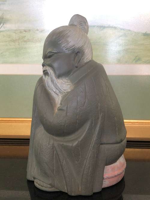 WOW !!! LLADRO PORCELAIN FIGURINE -  DESIGNED BY JOSE ROIG  - CHINESE MAN SLEEPING - CLEARLY MARKED