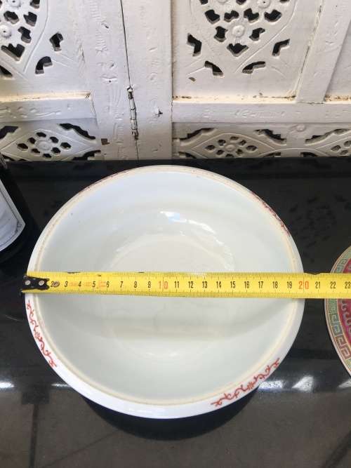 Zhongguo Jingdezhen Zhi (Mun Shou Longevity) Chinese Porcelain. Wan Shou Wu Jiang. Lidded Tureen