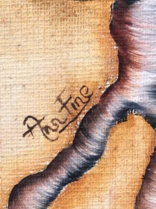 WOW !!! STUNNING FRAMED OIL ON CANVAS STILL LIFE BY ANN FINE - CAPE TOWN ARTIST