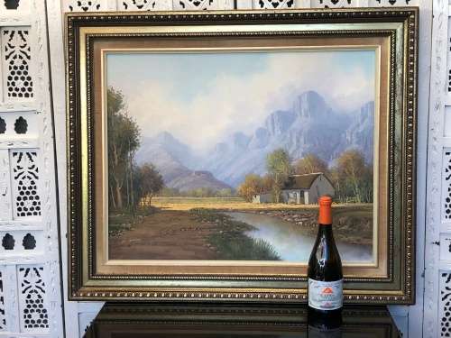 INVESTMENT ART !! EXQUISITE LARGE ORIGINAL GAWIE CRONJE (1930 - 2007) OIL PAINTING - STUNNING FRAME