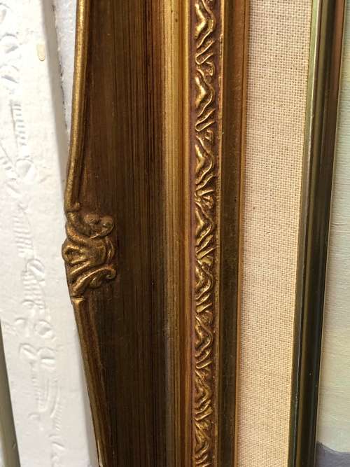 JOSHUA VD LINDE - BREATHTAKING OIL ON CANVAS IN A BEAUTIFUL FRAME DATED 1986 AND SIGNED - A BEAUTY