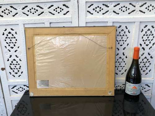 WOW !!! ROBERT HABER (1929 - 1998) - LISTED SA ARTIST - OIL ON BOARD LANDSCAPE - FRAMED AND SIGNED