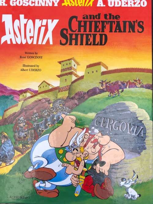 WOW !!! VINTAGE SET OF 3 HARD COVER ASTERIX AND OBELIX COMIC BOOKS