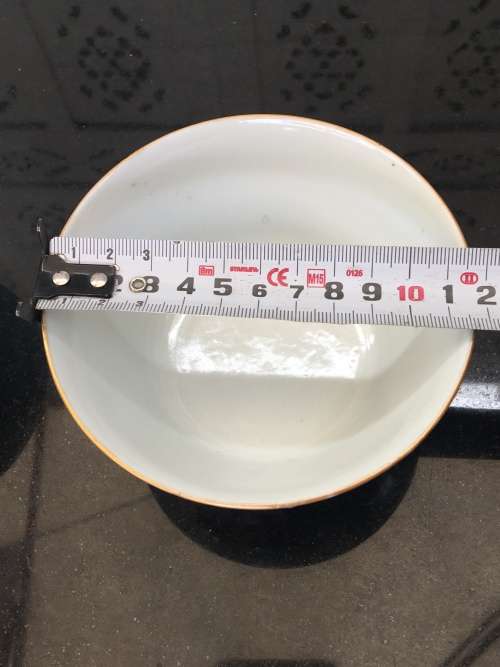 Genuine Chinese Yongzheng c1723-1735 Qing Dynasty Bowls.  Longevity Peach & Bat- Blessings symbol