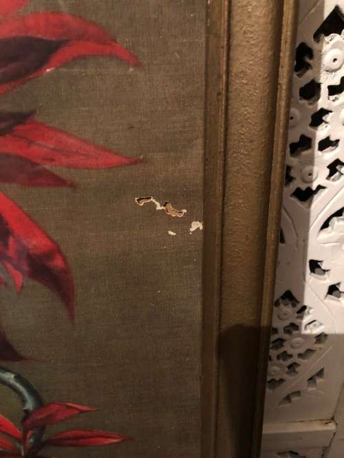 WOW !!! VINTAGE TRETCHIKOFF - DYING POINTSETTIA`S FRAMED PRINT