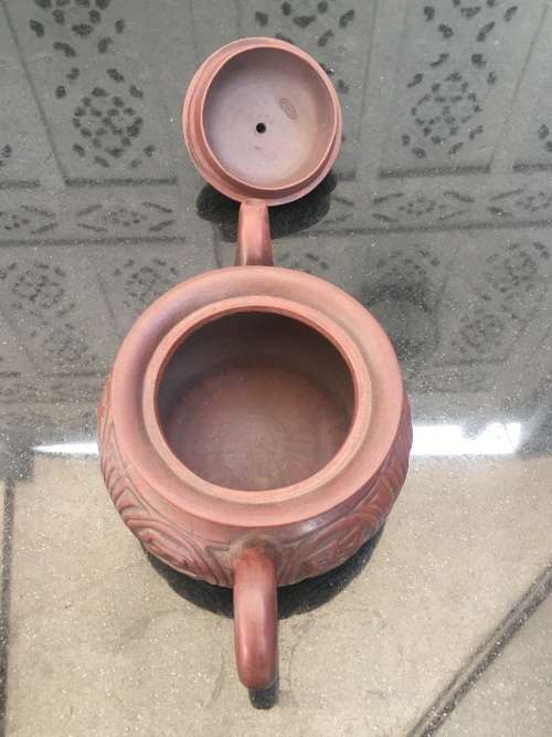 Vintage Mid c1900s Made in The Peoples Republic of China Yixing Tripod Footed Tea Pot. Treasures