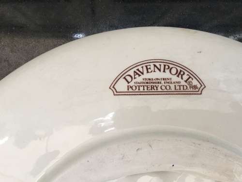 Davenport Pottery 1986 Long John Silver Plate Plate no: 932A Original Toby Plate Collection