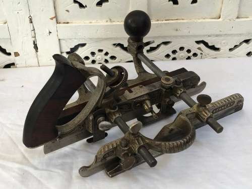 WOW !!! STANLEY No 45 SWEETHEART COMBINATION PLANER IN ORIGINAL BOX COMPLETE WITH EXTRAS