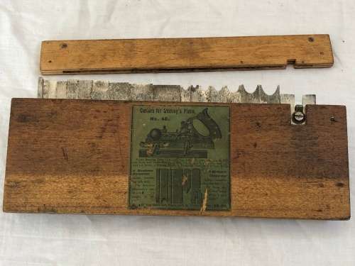 WOW !!! STANLEY No 45 SWEETHEART COMBINATION PLANER IN ORIGINAL BOX COMPLETE WITH EXTRAS