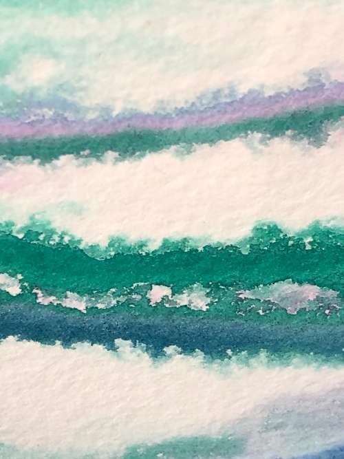 WOW !!! SA ARTIST - JOHANNES J BLOM ORIGINAL WATERCOLOR TITLED "BACKWASH" - FRAMED AND READY TO HANG