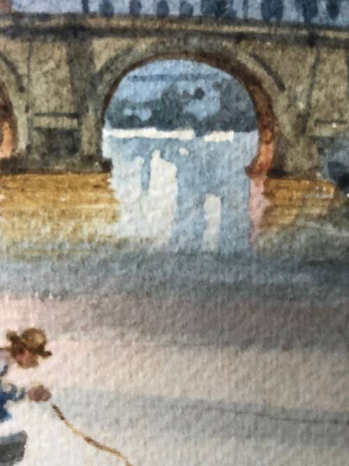 INVESTMENT ART~ GAETANO FACCIOLA (1868 - 1949) ITALIAN ARTIST - ORIGINAL FRAMED WATERCOLOR
