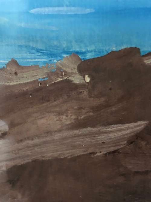 INVESTMENT ART !!! STUNNING FRAMED ORIGINAL GOUACHE ON BOARD BY FAMOUS SA ARTIST H.ANDERSON