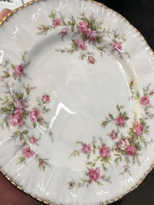 Delightful Vintage  Paragon "Victoriana Rose" By Appointment to Her Majesty The Queen. Tea Trio