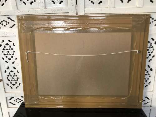 WHAT A BEAUTY - ORIGINAL LARGE FRAMED WATERCOLOR - SIGNED BUT ILLEGIBLE
