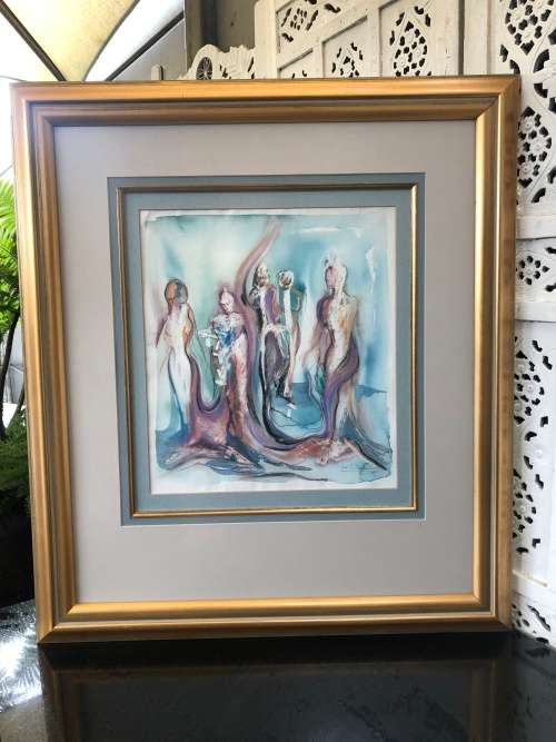 LORNA BINNEMAN (READE) SA LISTED ARTIST - FRAMED WATERCOLOR - STUNNING ART WORK - DATED 1989